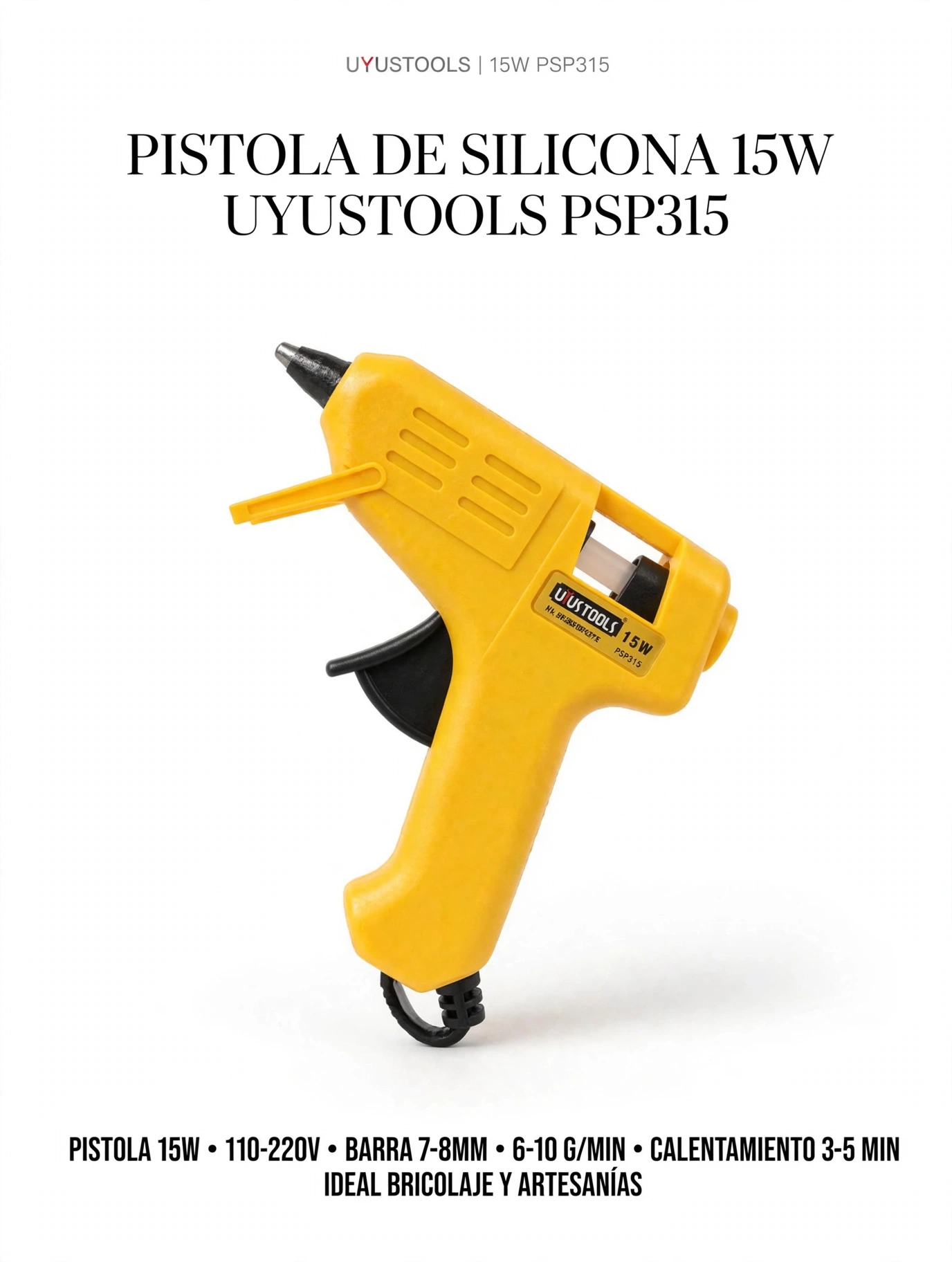 Pistola de silicona pequeña 