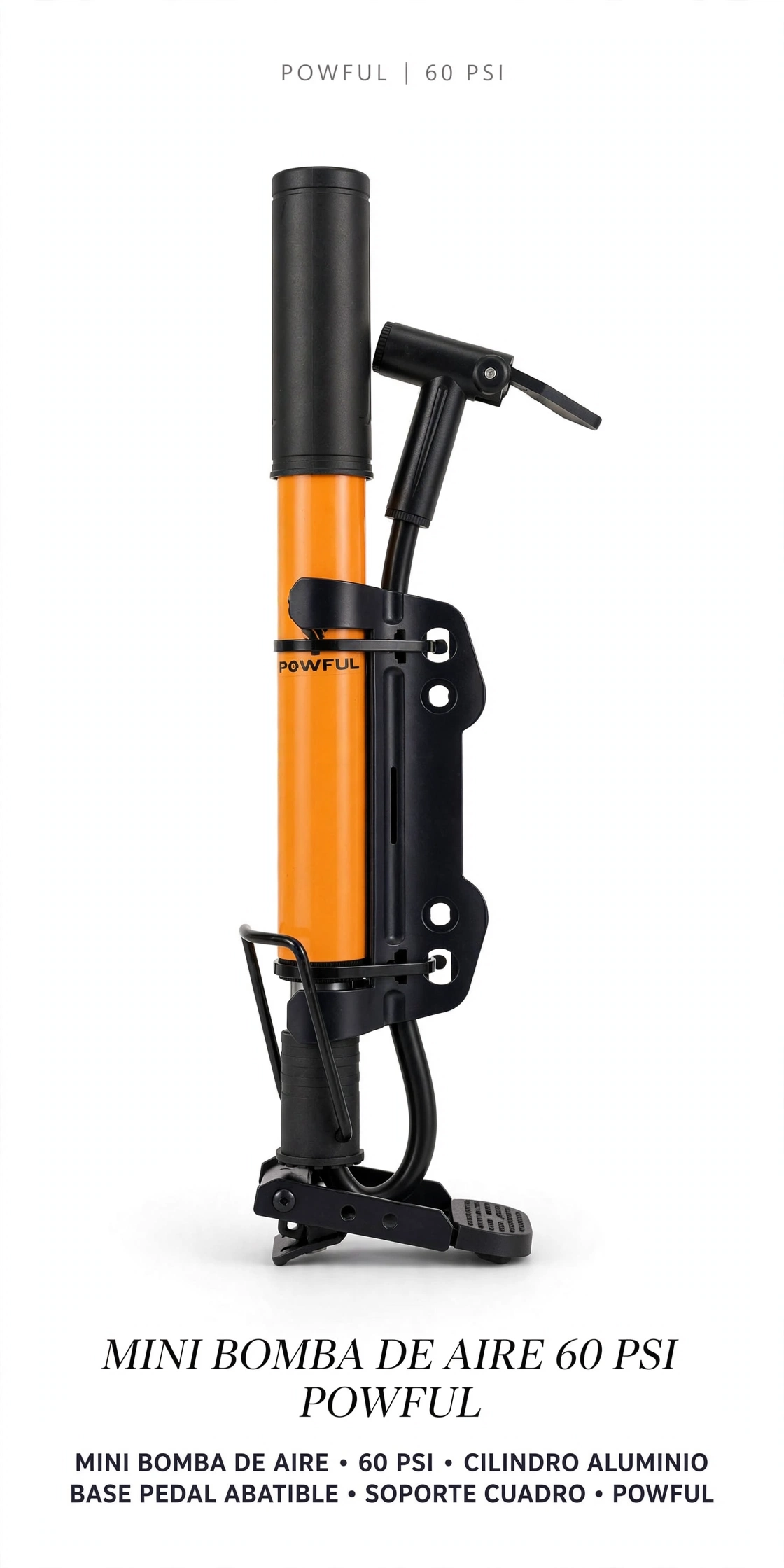 Inflador para bicicleta