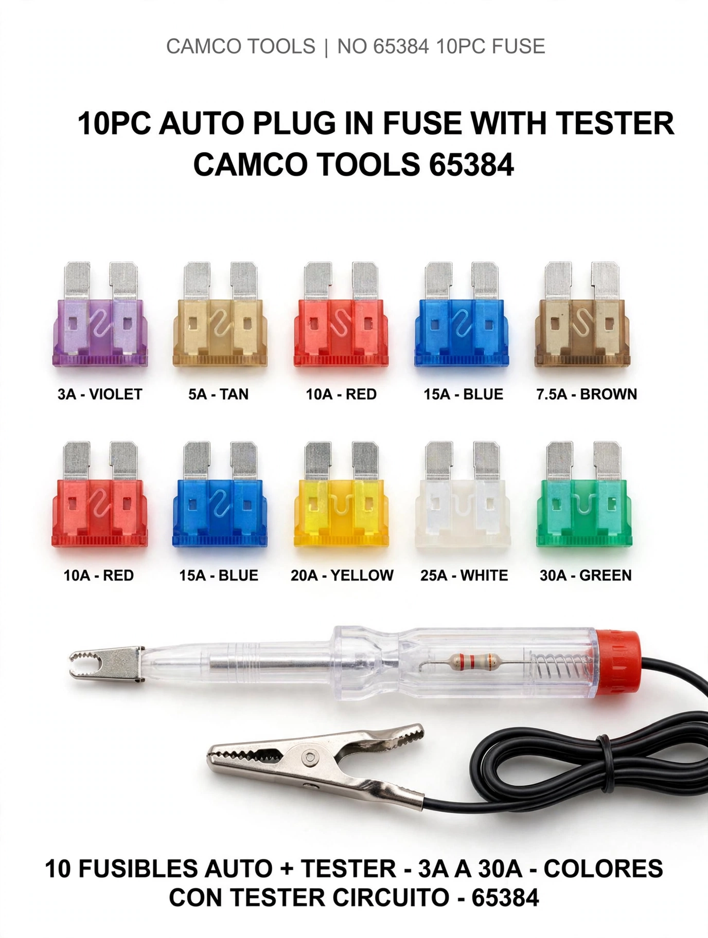 Kit de tester con fusibles