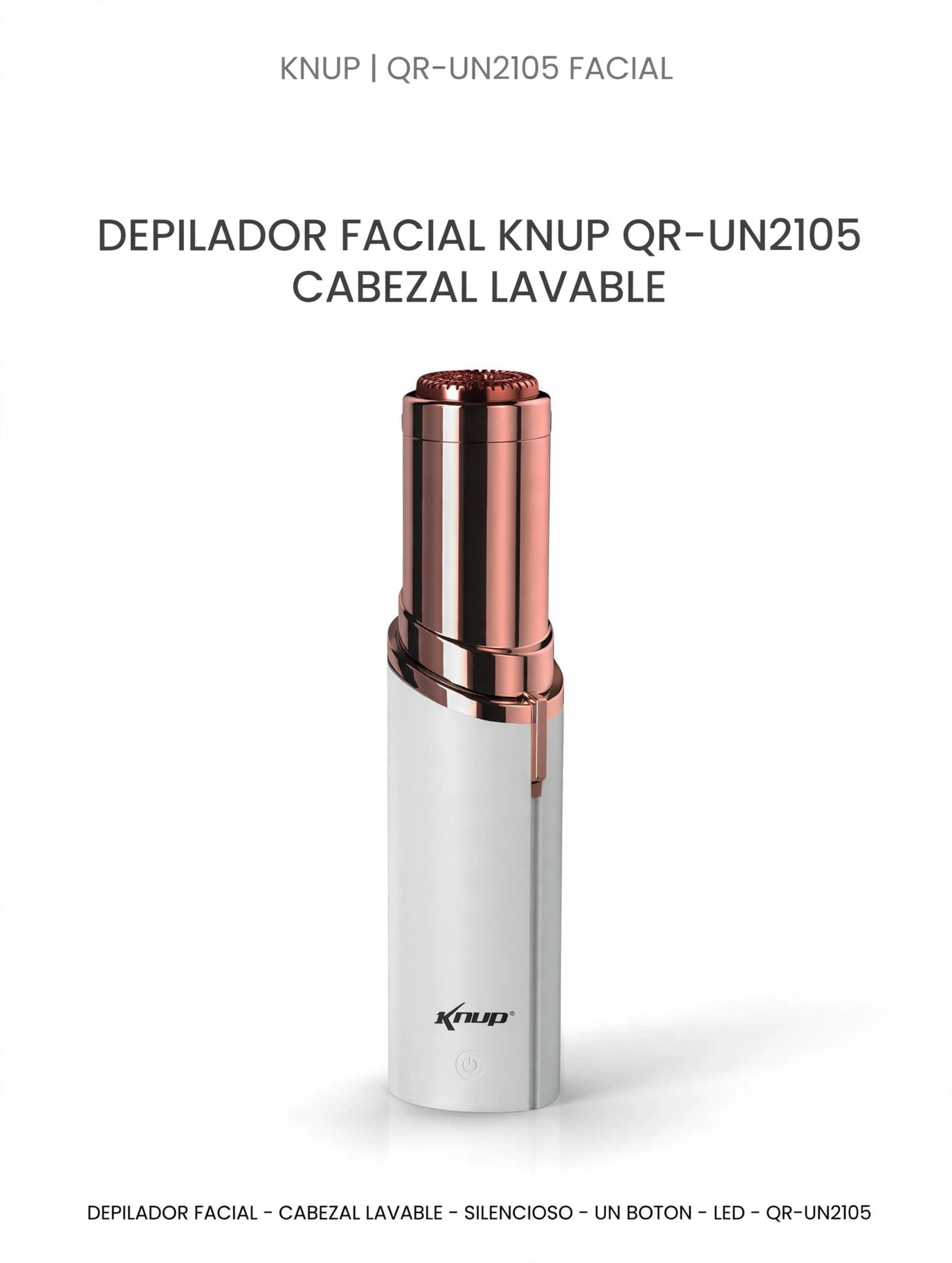 Depilador facial 