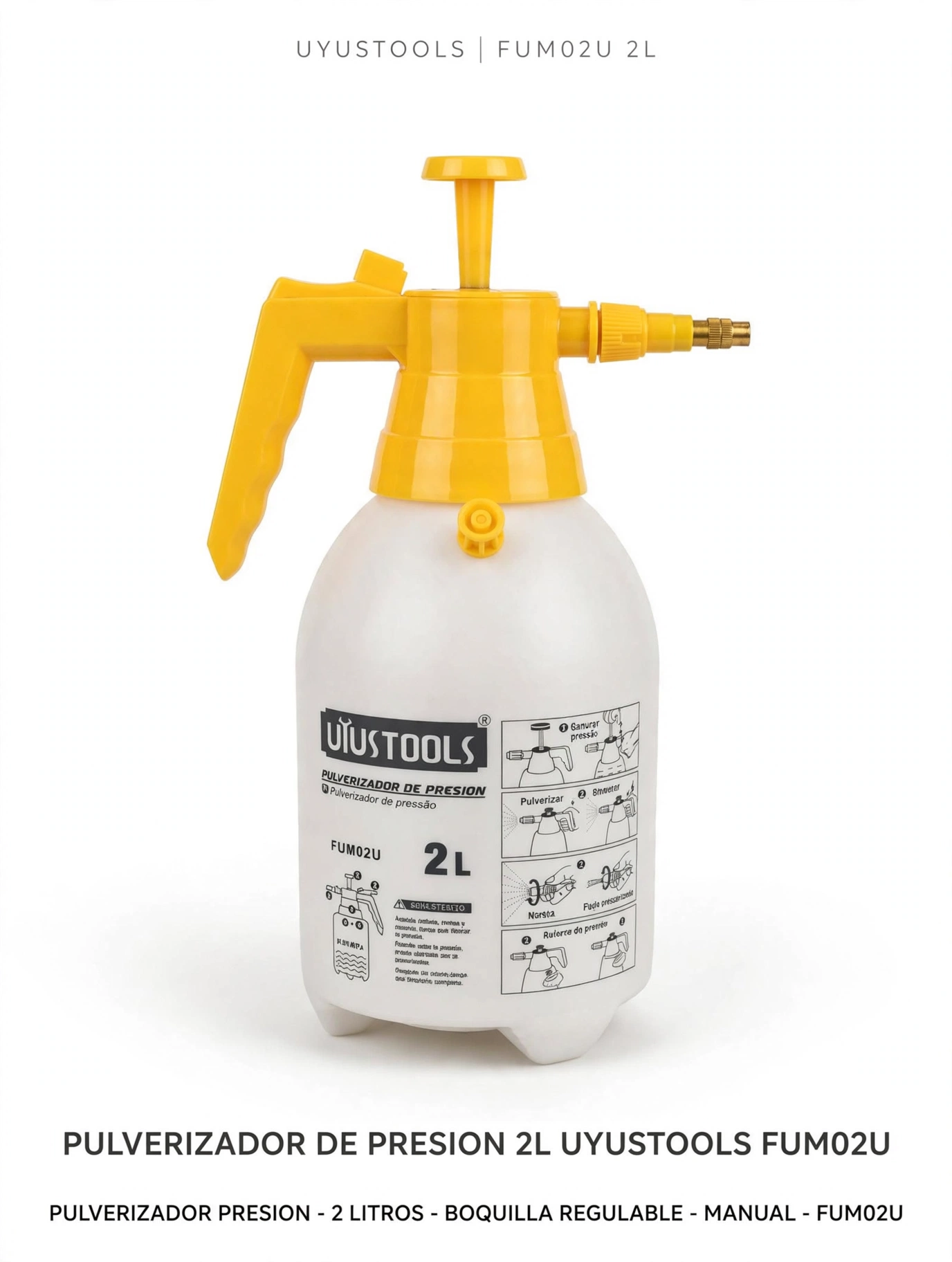 Pulverizador manual 2 litros 