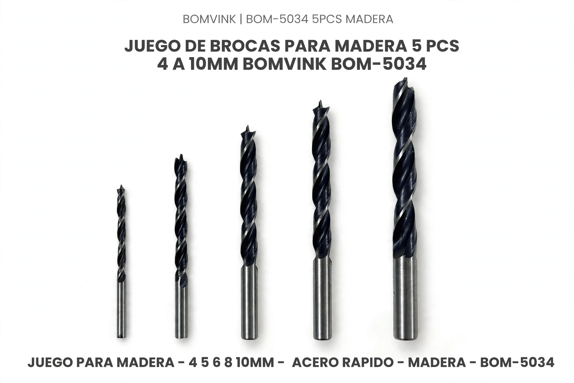 Mechas para madera 