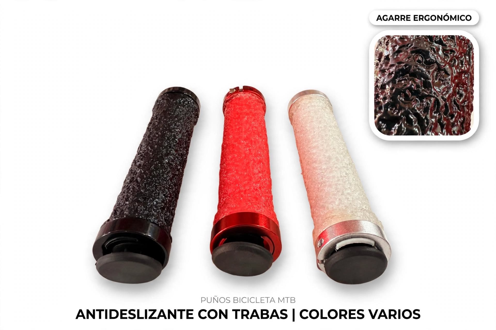 Manillar para bicicleta antideslizante 