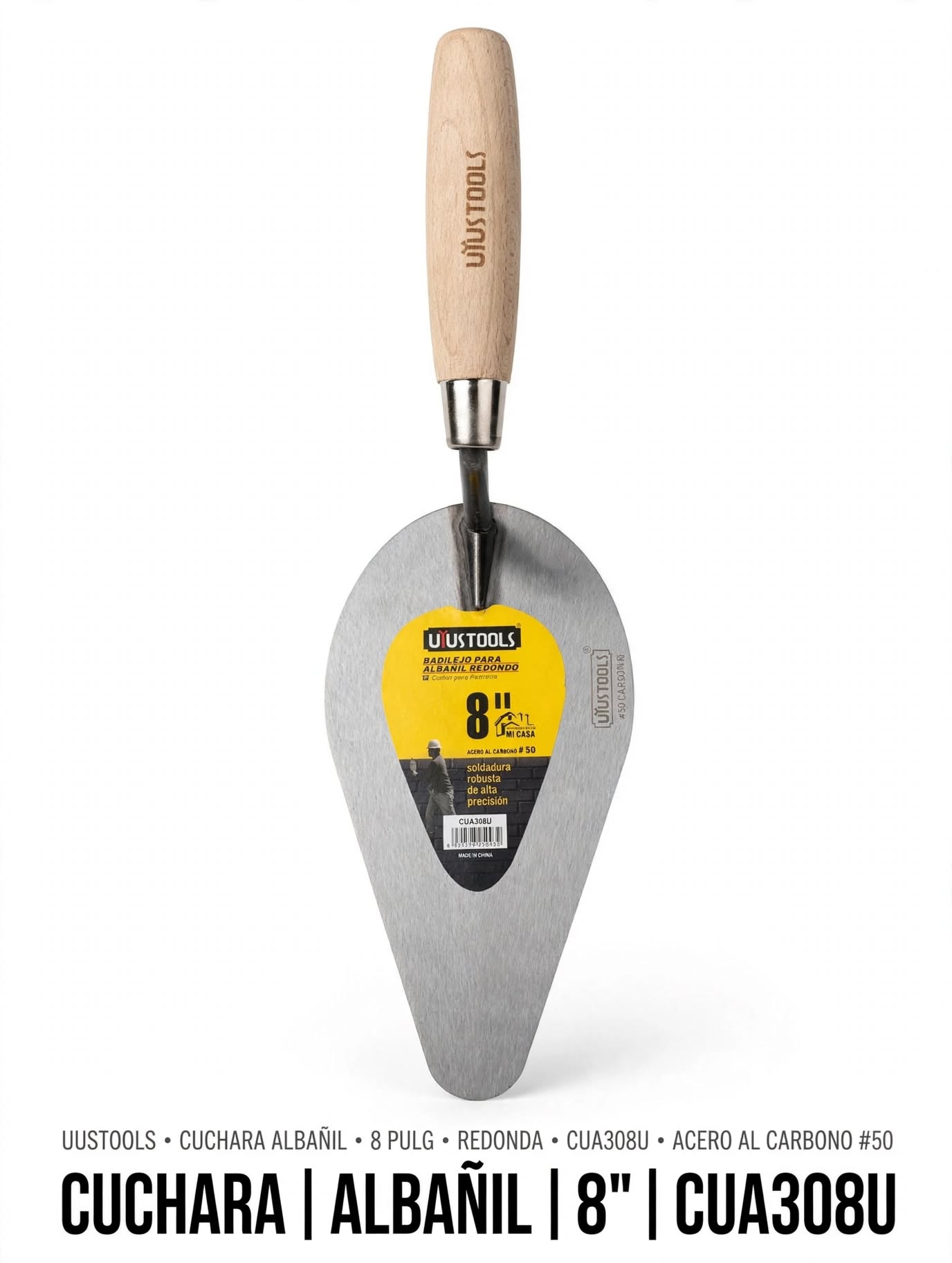 Cuchara para albañil 8"