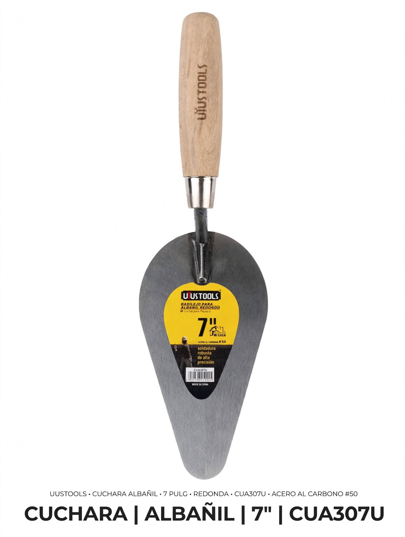 Cuchara para albañil 7"